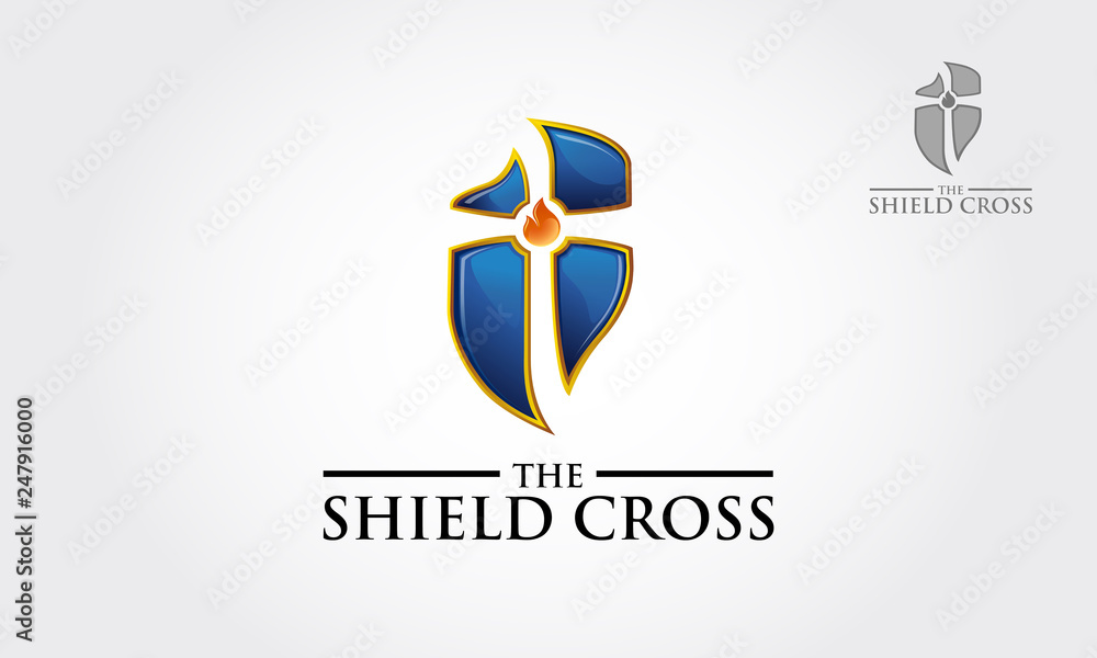 Cross Shield Template