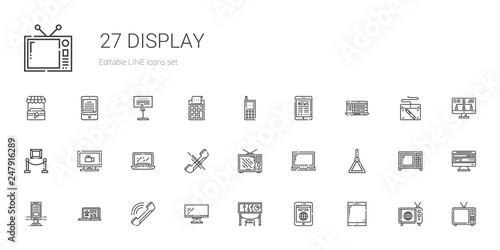 display icons set