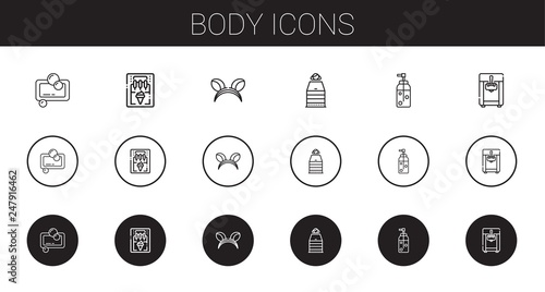 body icons set
