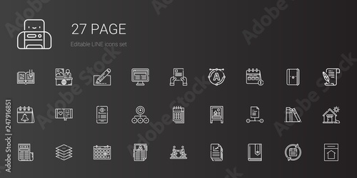 page icons set