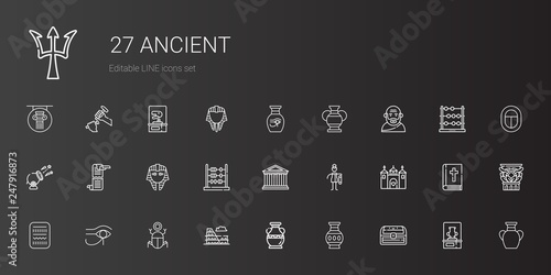 ancient icons set