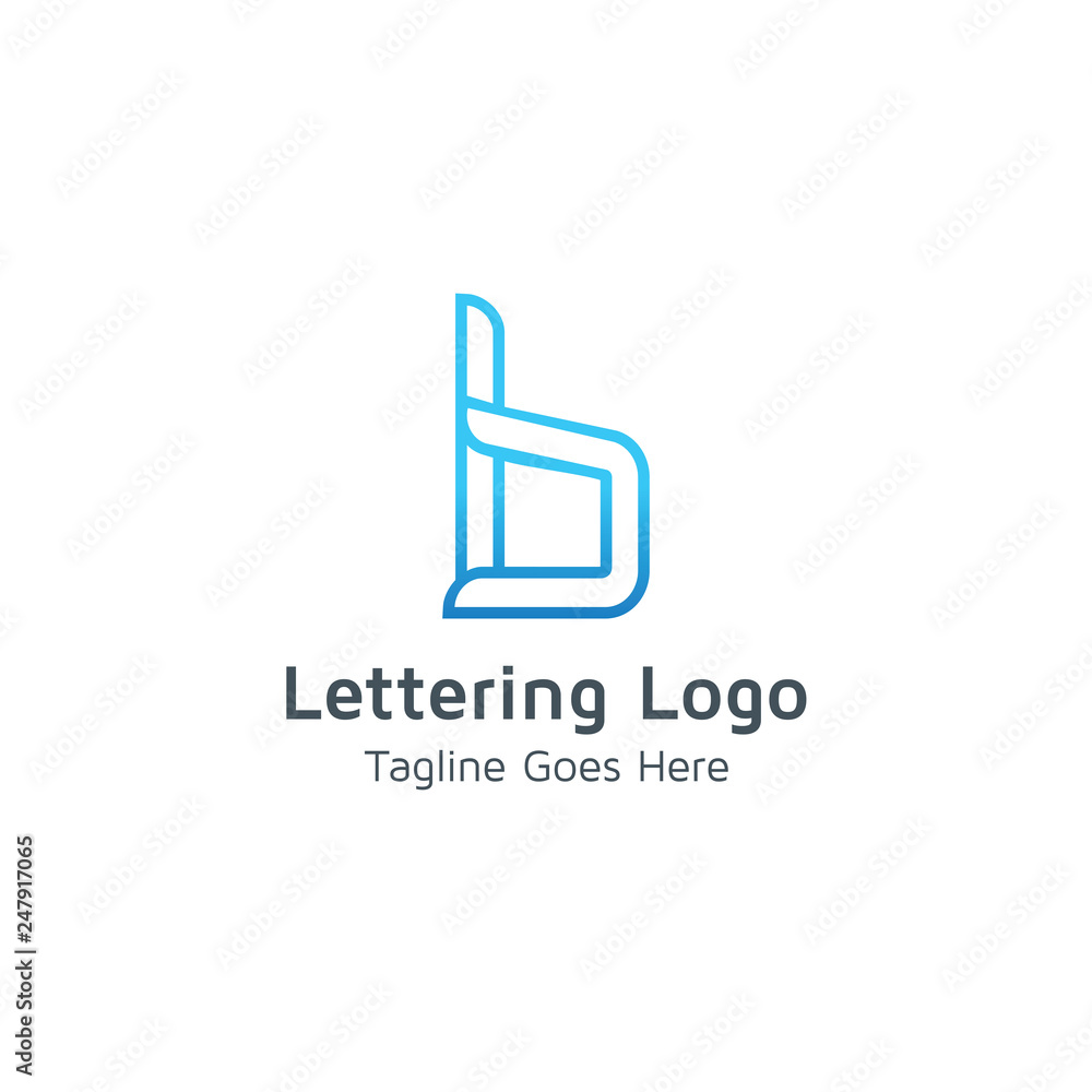 Lettering B Vector Lettering B Vector