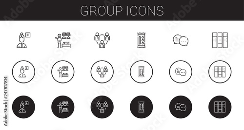 group icons set