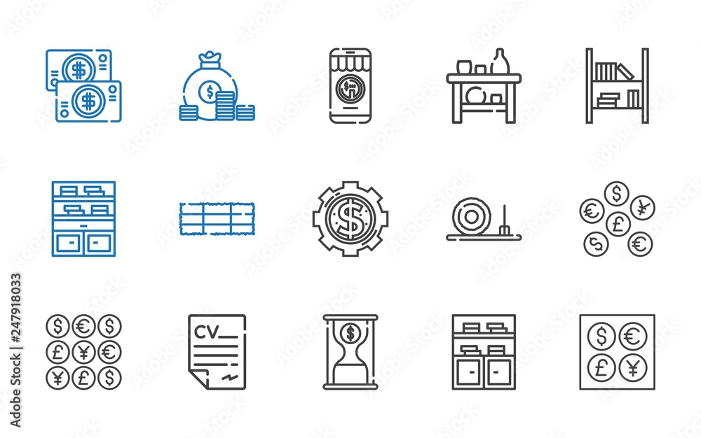 stack icons set