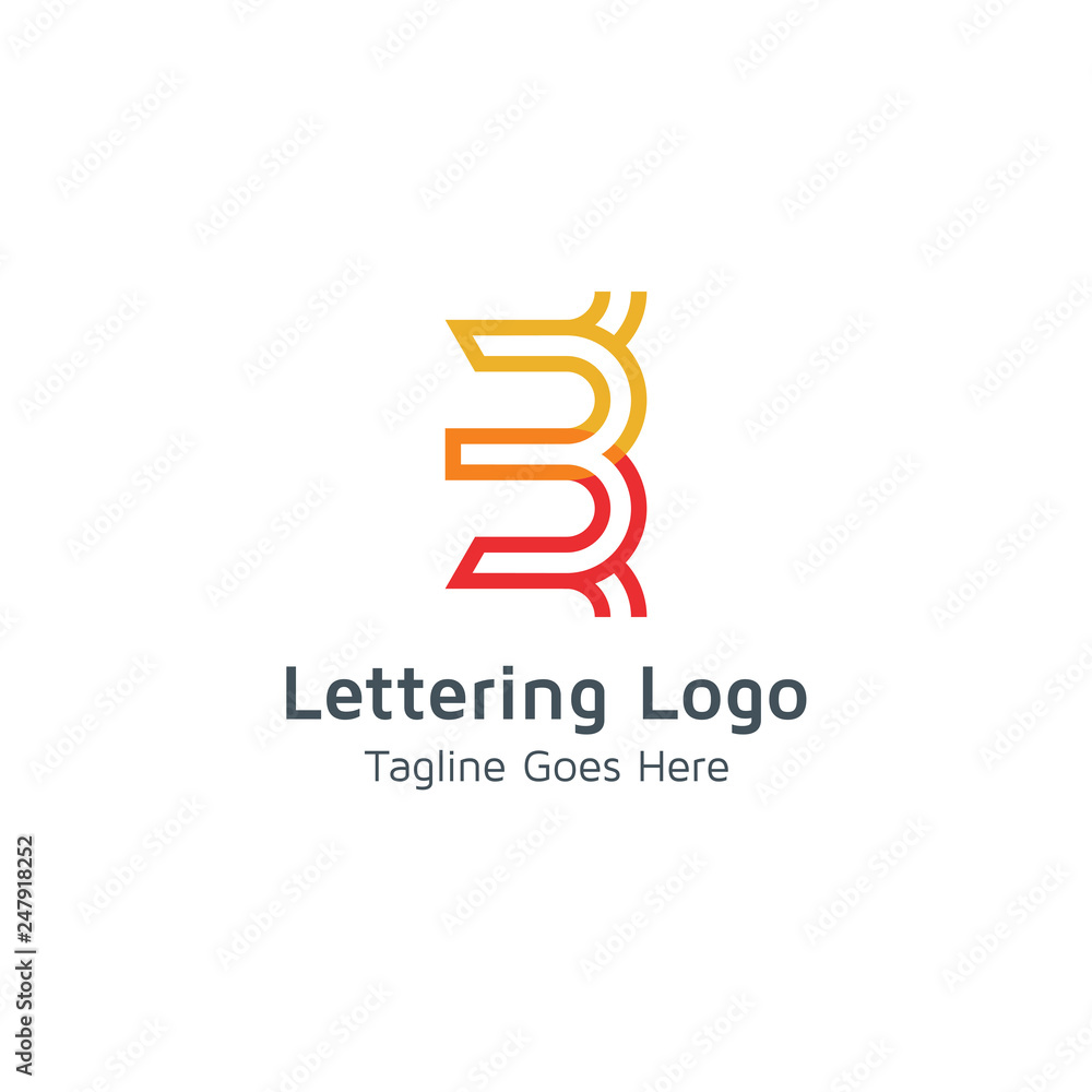 Lettering B Vector Lettering B Vector