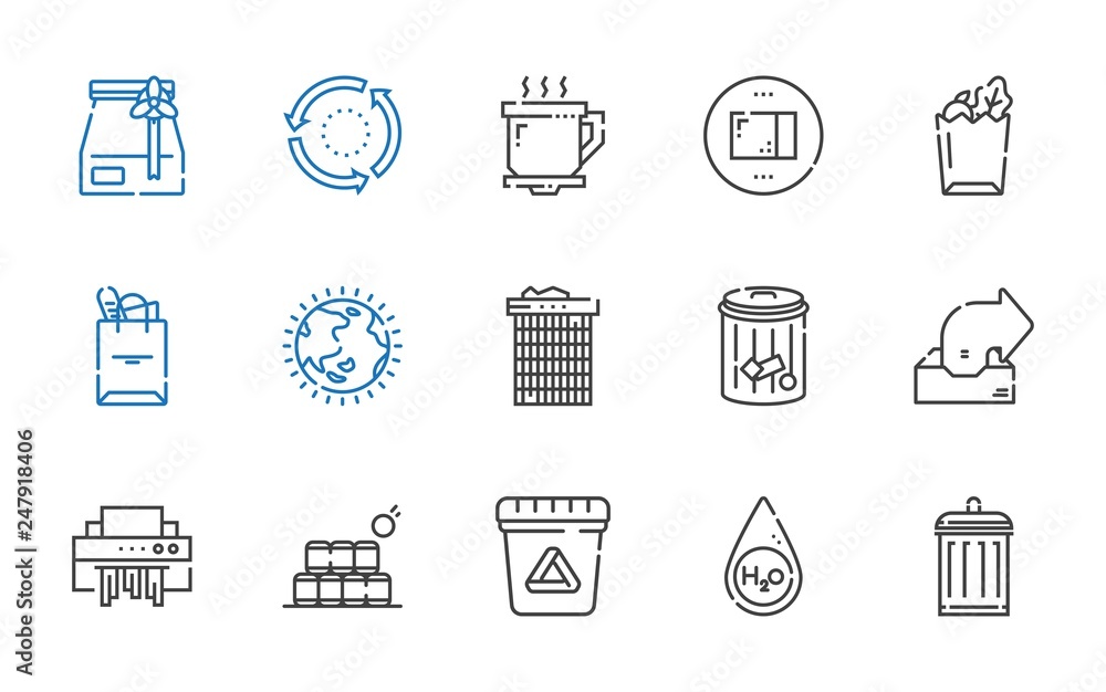 recycle icons set recycle icons set
