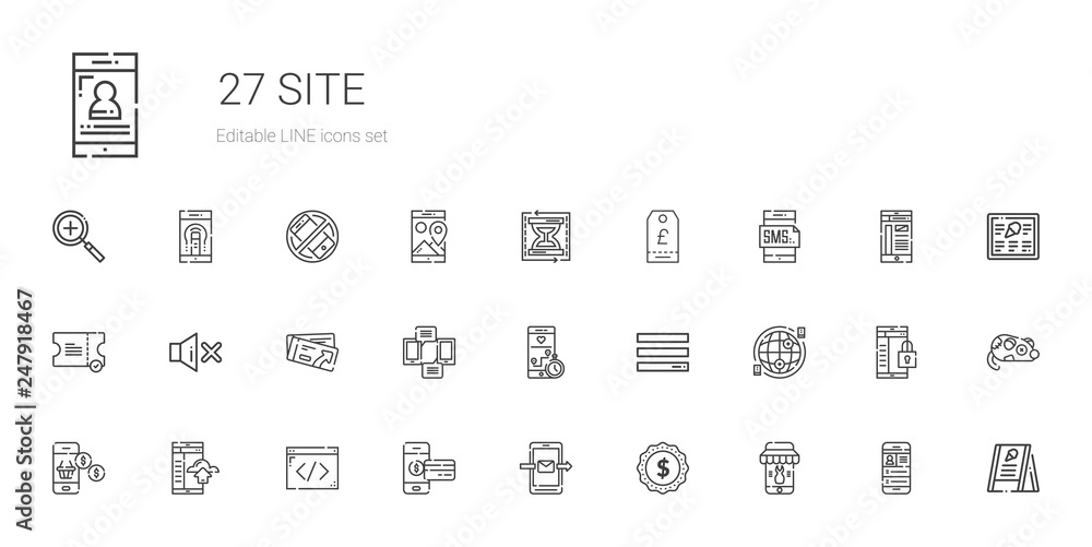 site icons set site icons set