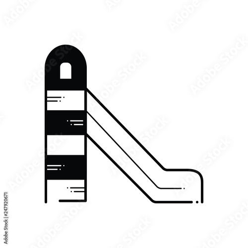 Black solid icon for slide 