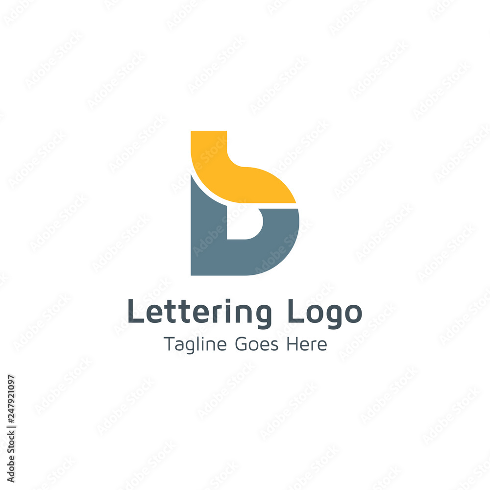 Lettering B Vector Lettering B Vector