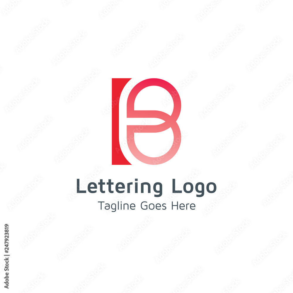 Lettering B Vector Lettering B Vector