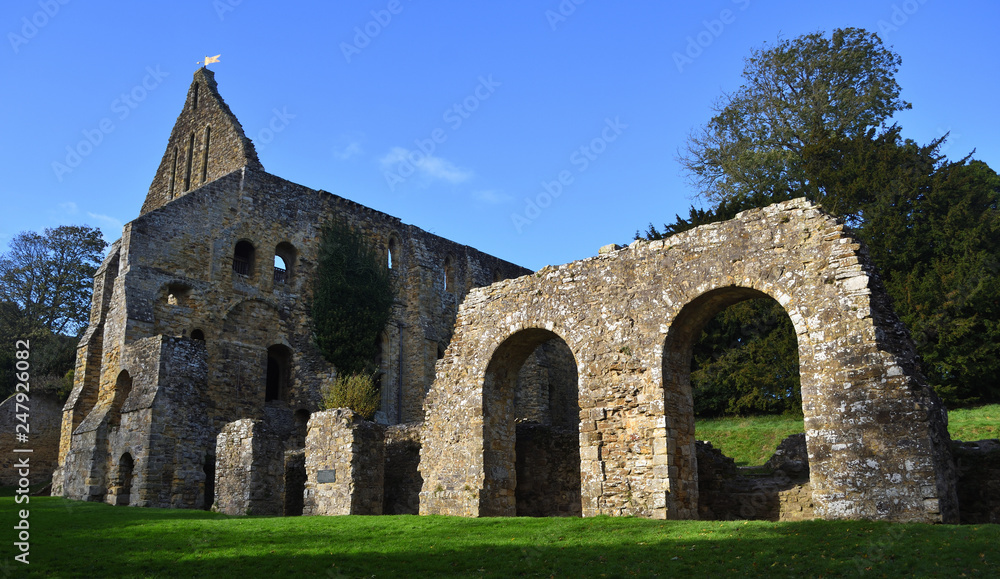   Battle Abbey East Sussex built  on the site of the Battle Hastings.