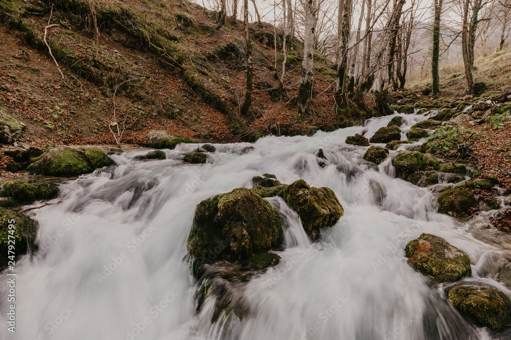 The Ravnjak river, Montenegro - Image. The Ravnjak river, Montenegro - Image.