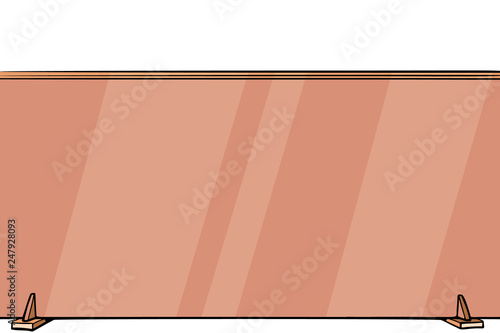 solid fence wall