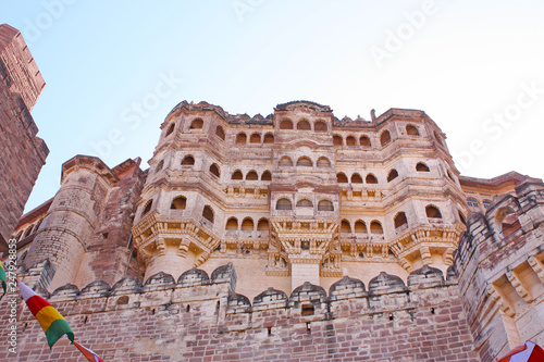 meherangarh fort, jodhpur, rajasthan, india photo