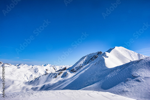 Berg Panorama im Winter Ski Snowbaord Urlaub photo