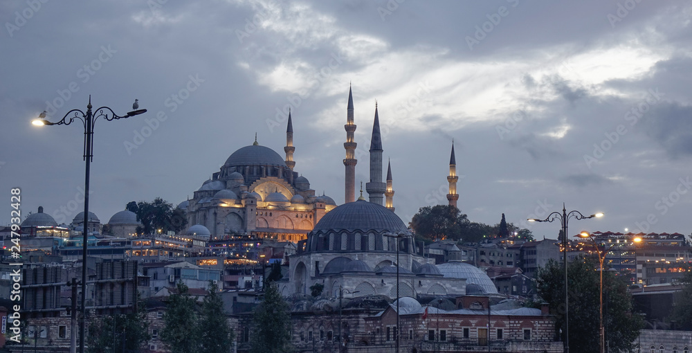 Ancient mosque in Istanbul, Turkey