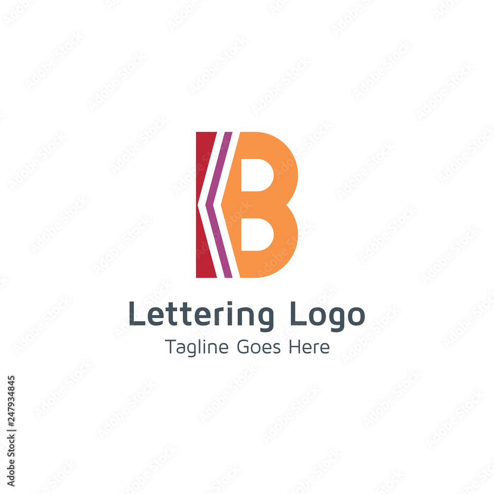 Lettering B Vector Lettering B Vector