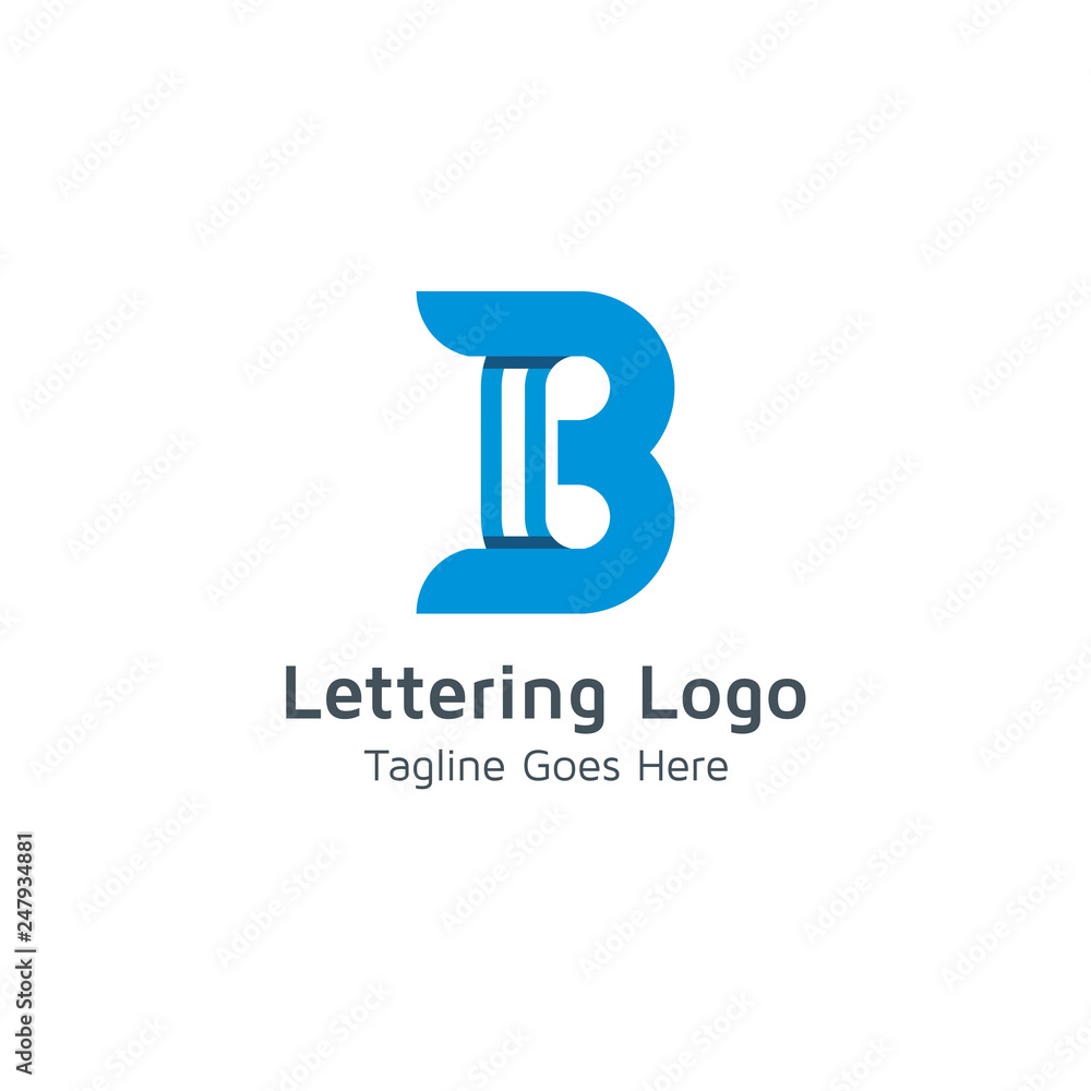 Lettering B Vector Lettering B Vector