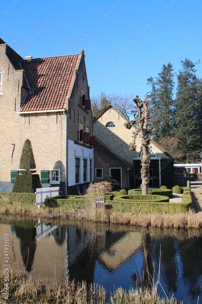 Old Dutch farm house 