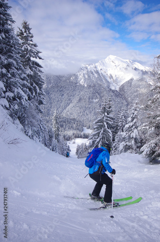 sports d'hiver - ski de piste