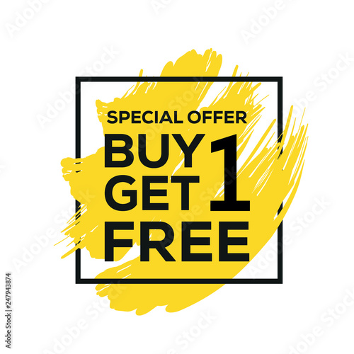 BUY GET FREE BANNER CONCEPT