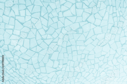 Broken tiles mosaic seamless pattern.