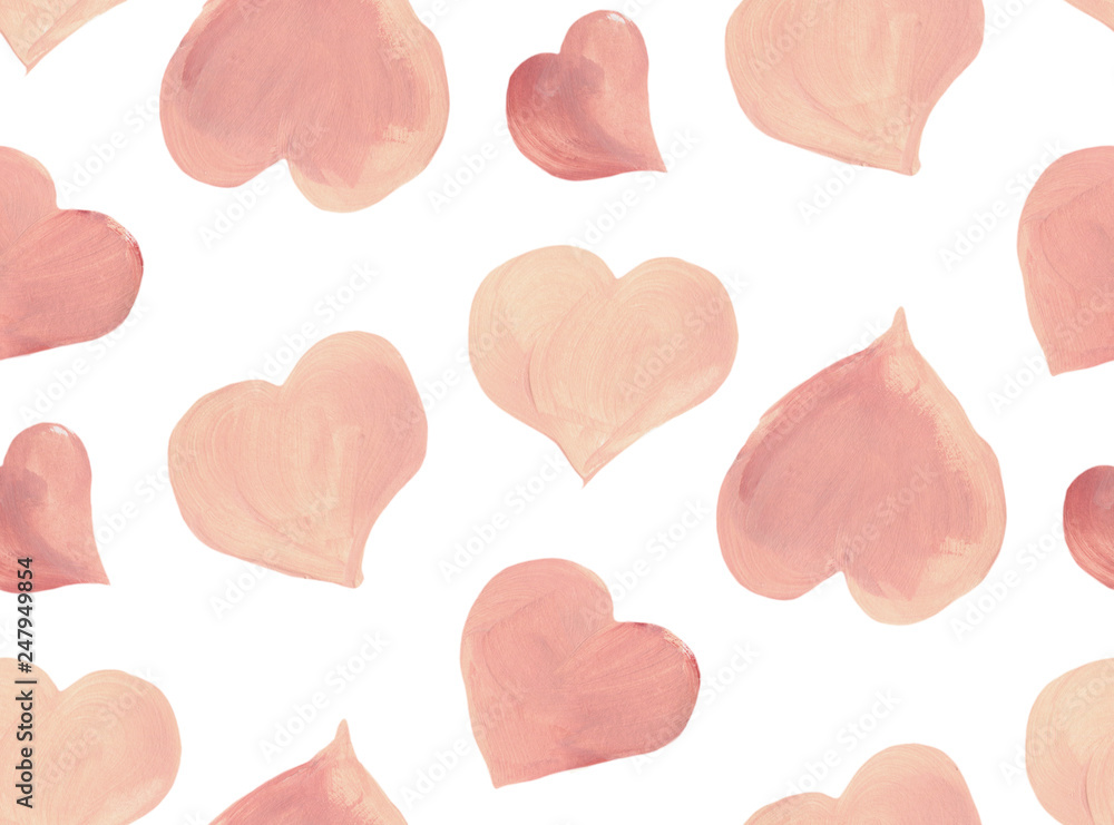 Seamless pattern with hearts Seamless pattern with hearts