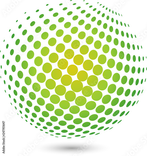 Kugel, Technologie Logo, Icon