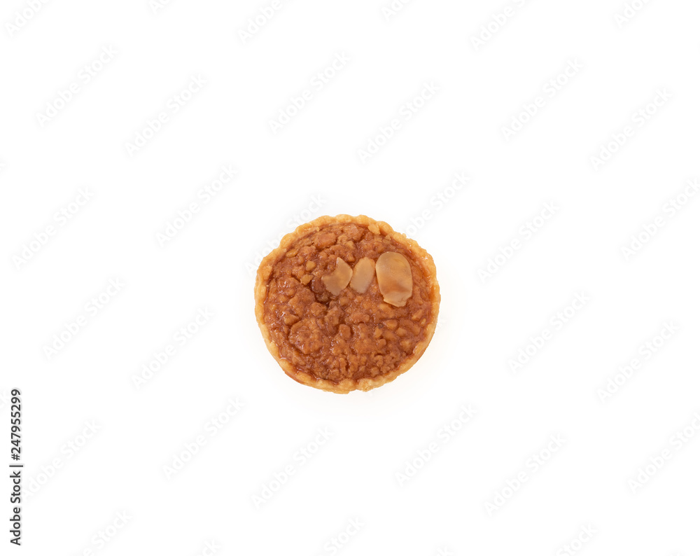 Almond cake on isolated Almond cake on isolated