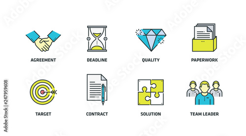 INDUCTION PROGRAM ICON SET