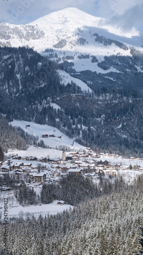 Small village in the valley, Krimml photo