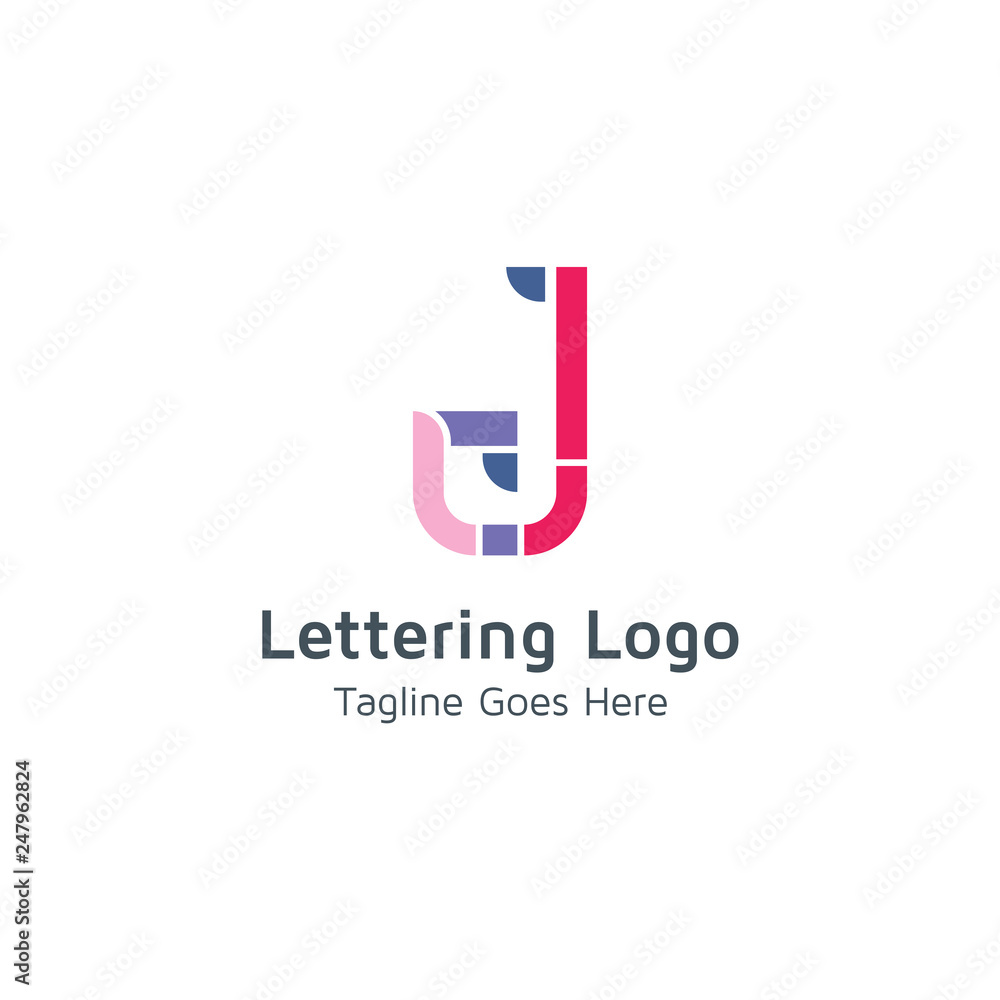 Lettering J Vector Lettering J Vector