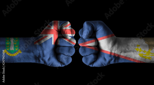 Brit virgin islands vs American samoa © rauf