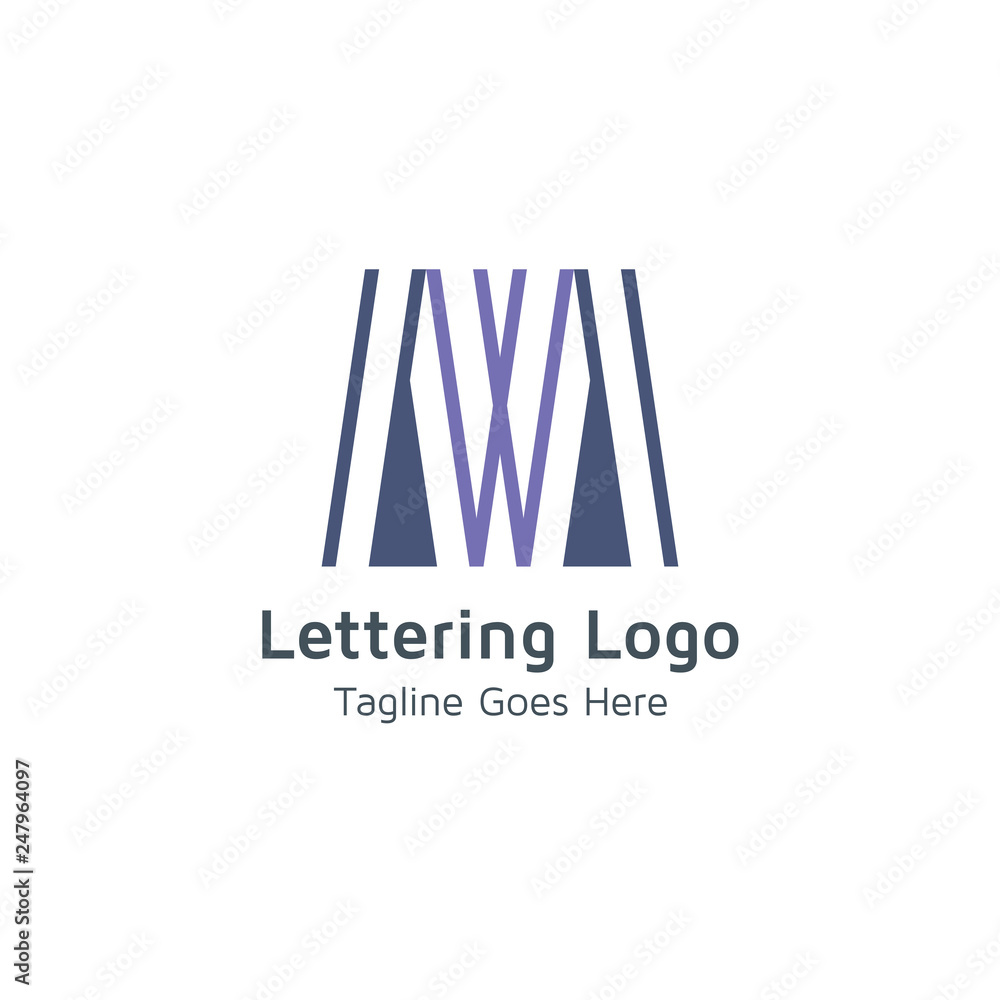 Lettering M Vector Lettering M Vector