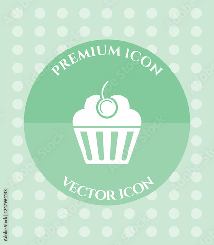 Muffins Icon for Web  Applications  Software   Graphic Designs.