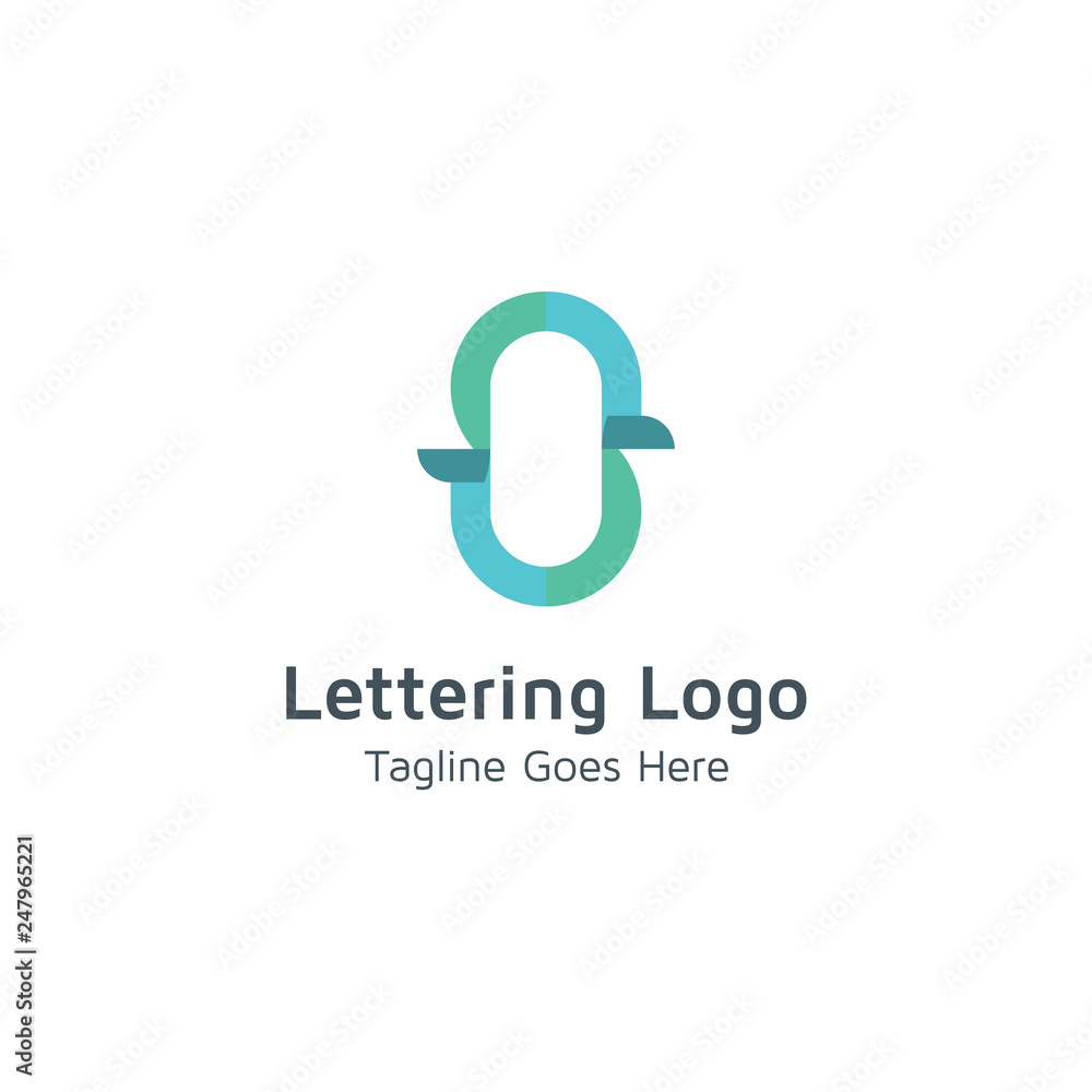 Lettering O Vector