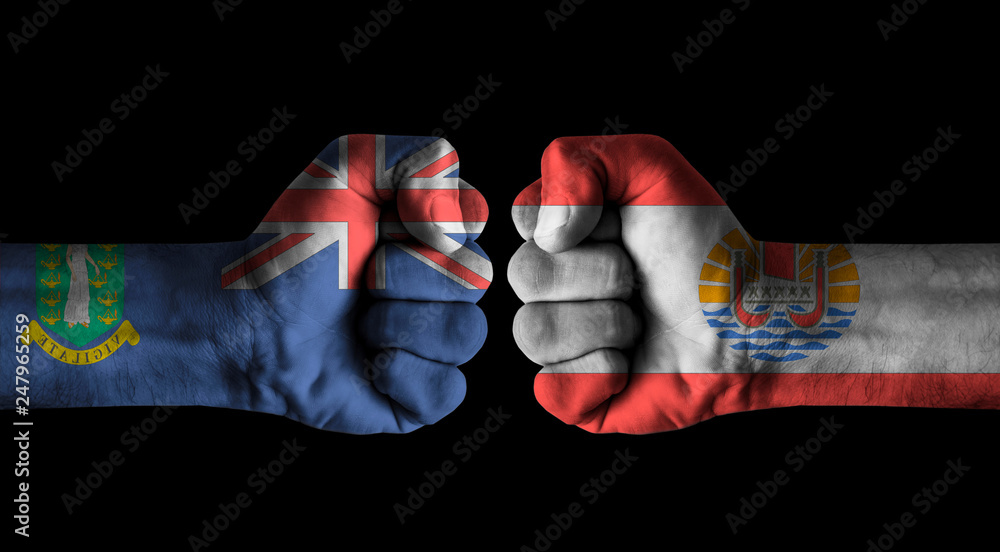 Brit virgin islands vs French polynesia