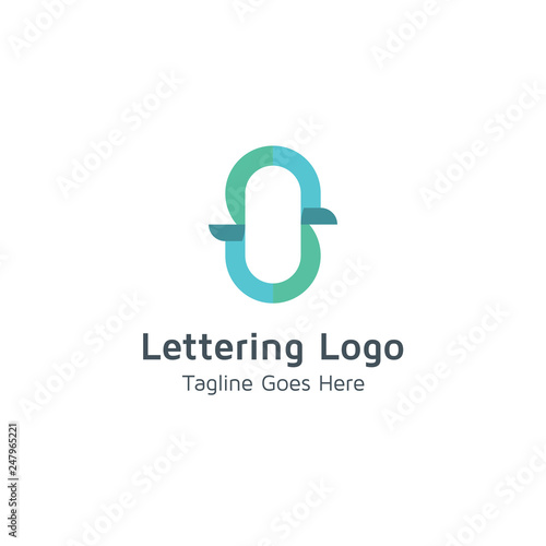 Lettering O Vector