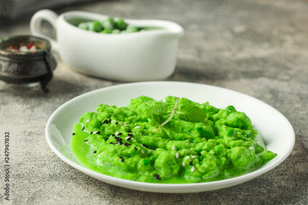 green peas, avocado and vegetable - sandwich (healthy food). food concept. food background green peas, avocado and vegetable - sandwich (healthy food). food concept. food background