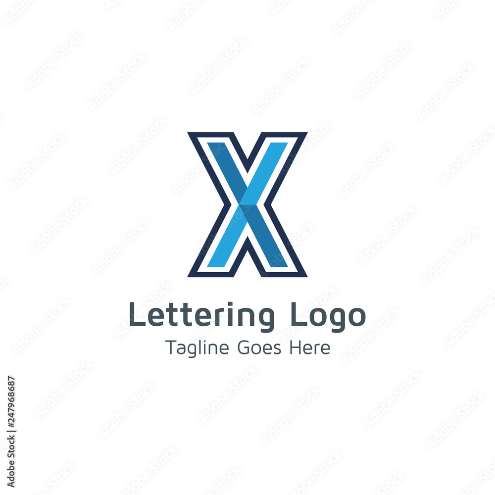 Lettering X Vector Lettering X Vector