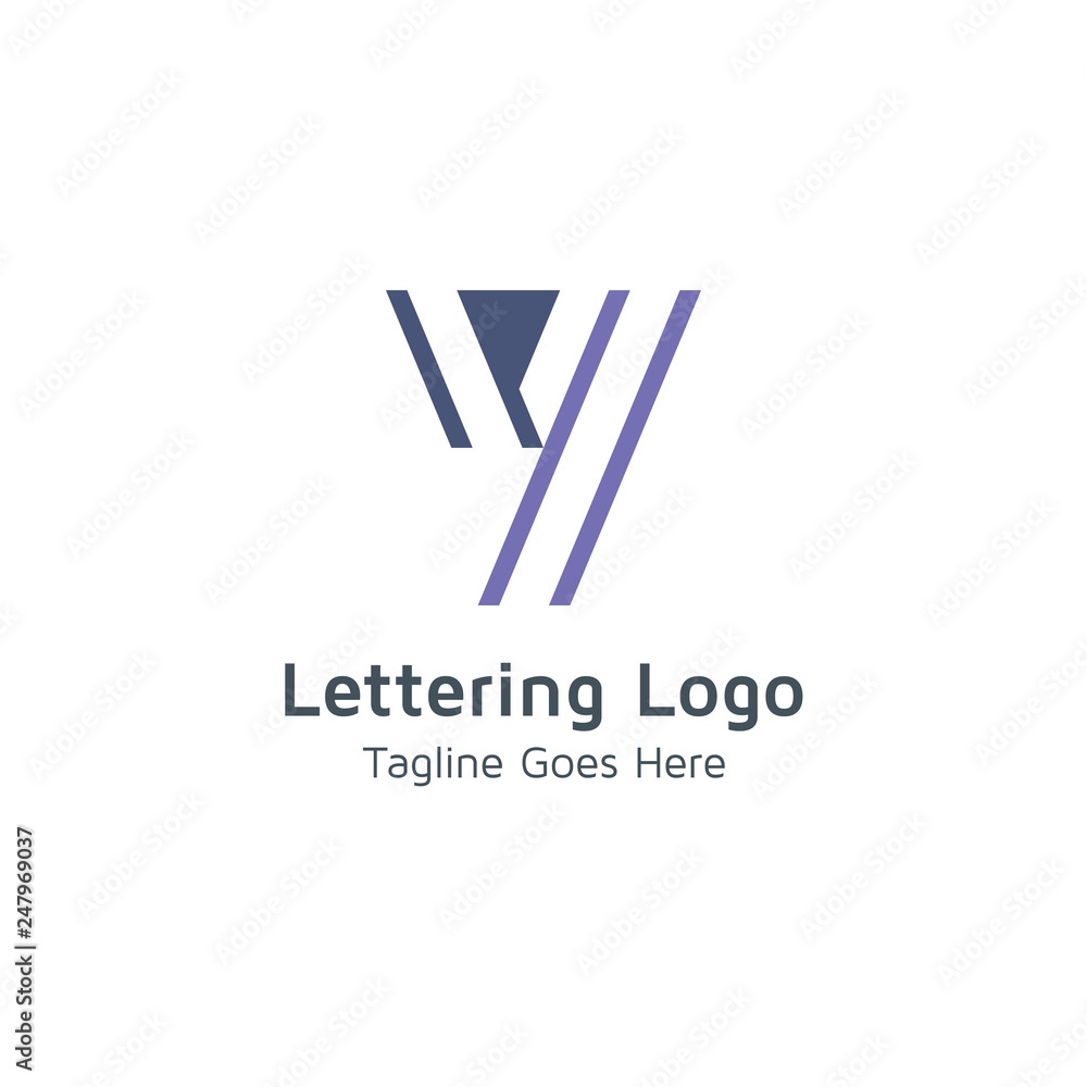 Lettering Y Vector Lettering Y Vector