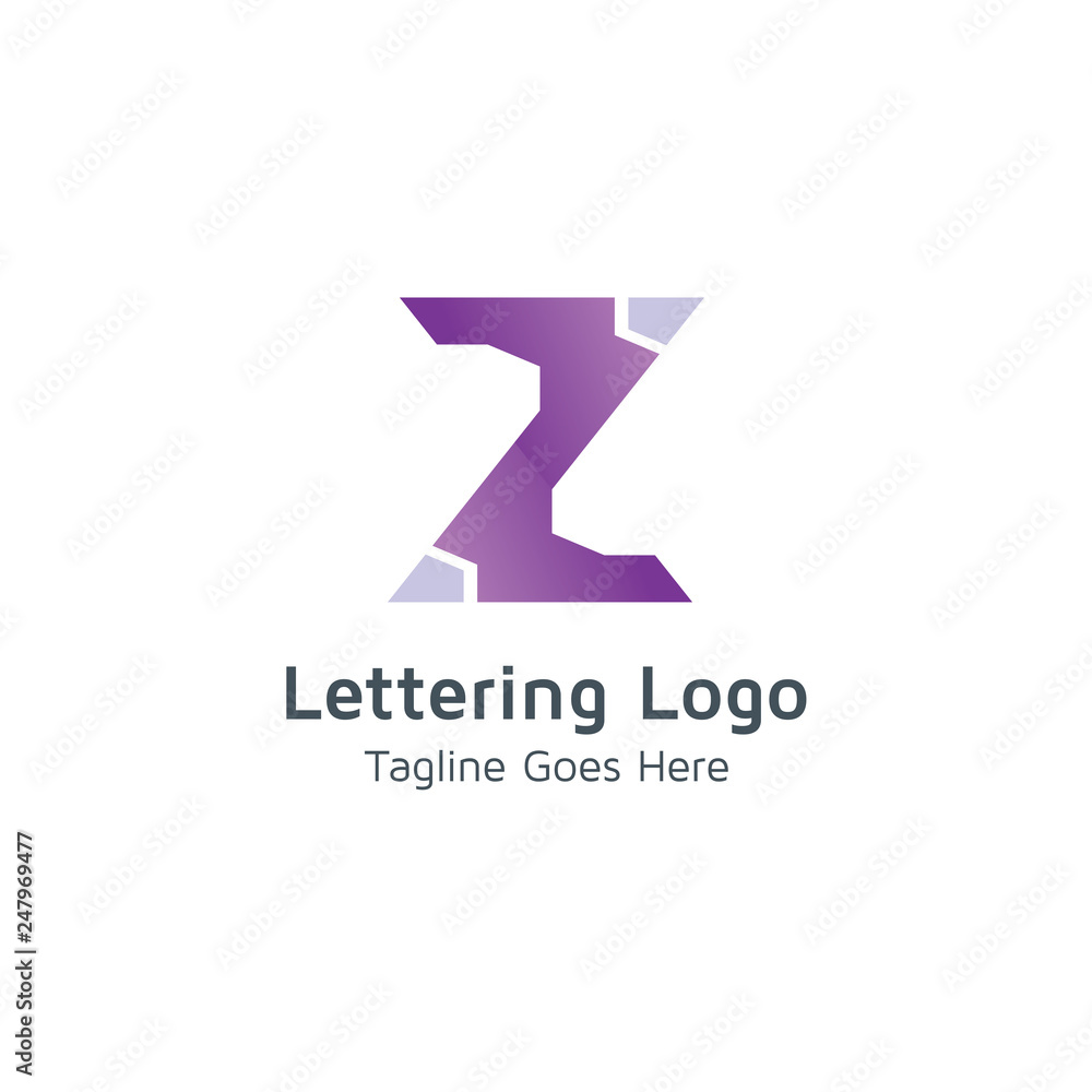 Lettering Z Vector Lettering Z Vector