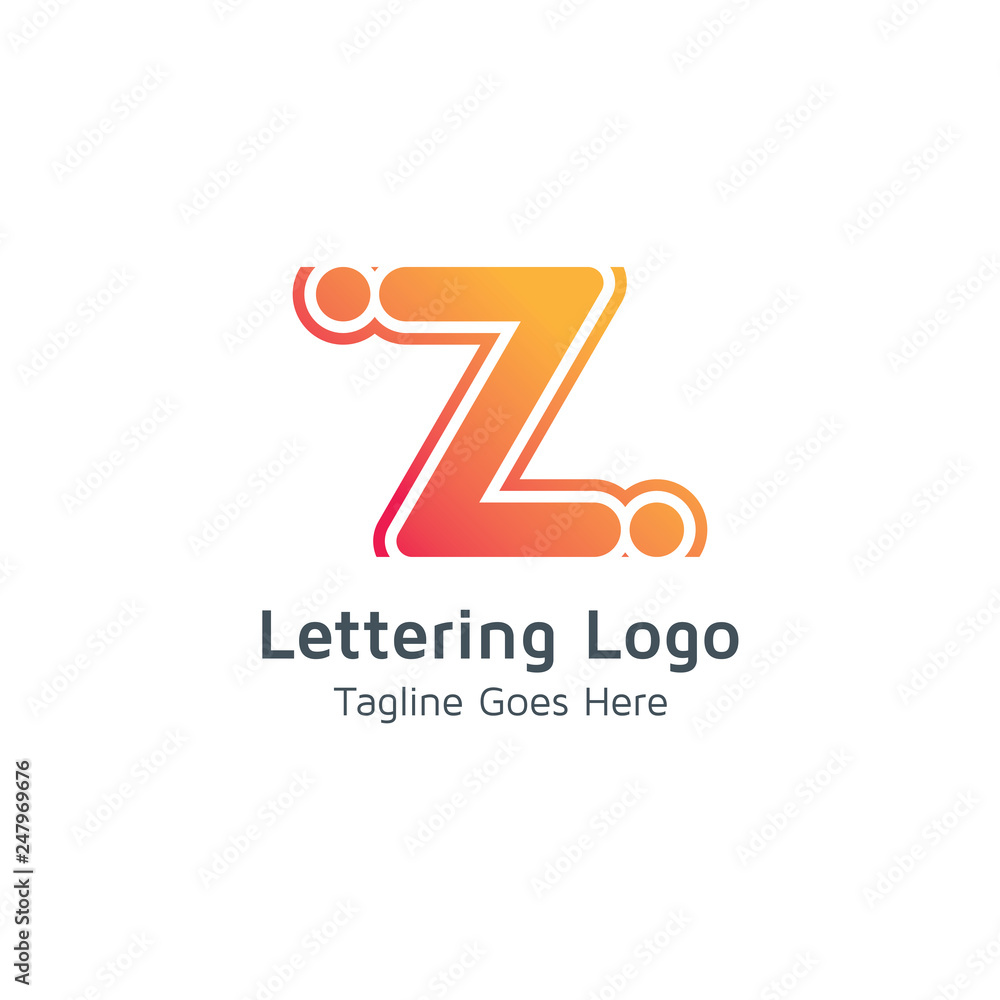 Lettering Z Vector Lettering Z Vector