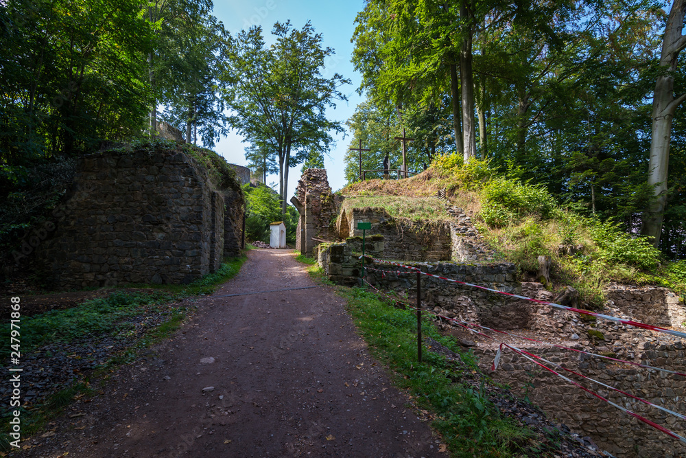 Zamek Potstejn w Republice Czeskiej