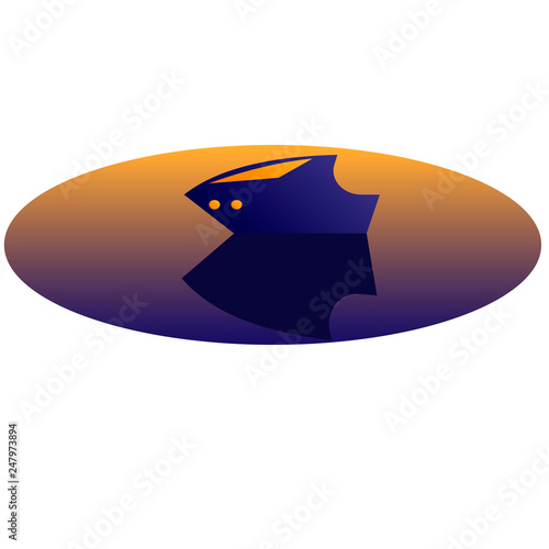 Yacht vector graphics