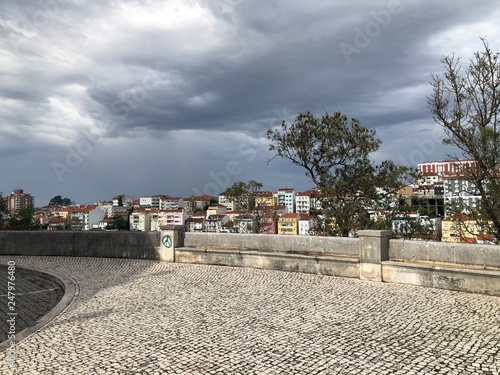 Walking around in Coimbra, Portugal in early autumn 