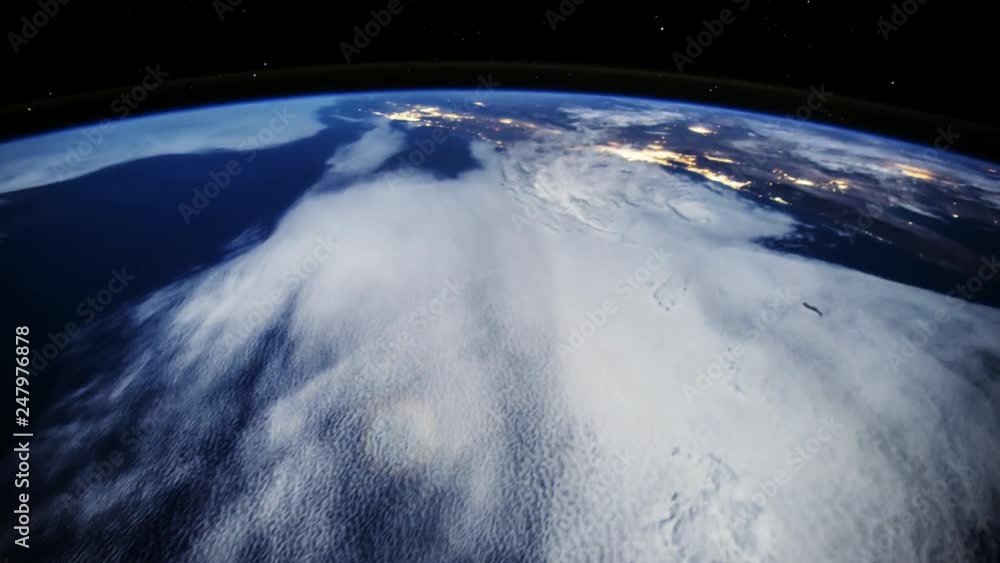 Sunrise over Europe. The European city light from space. Image from Nasa Sunrise over Europe. The European city light from space. Image from Nasa