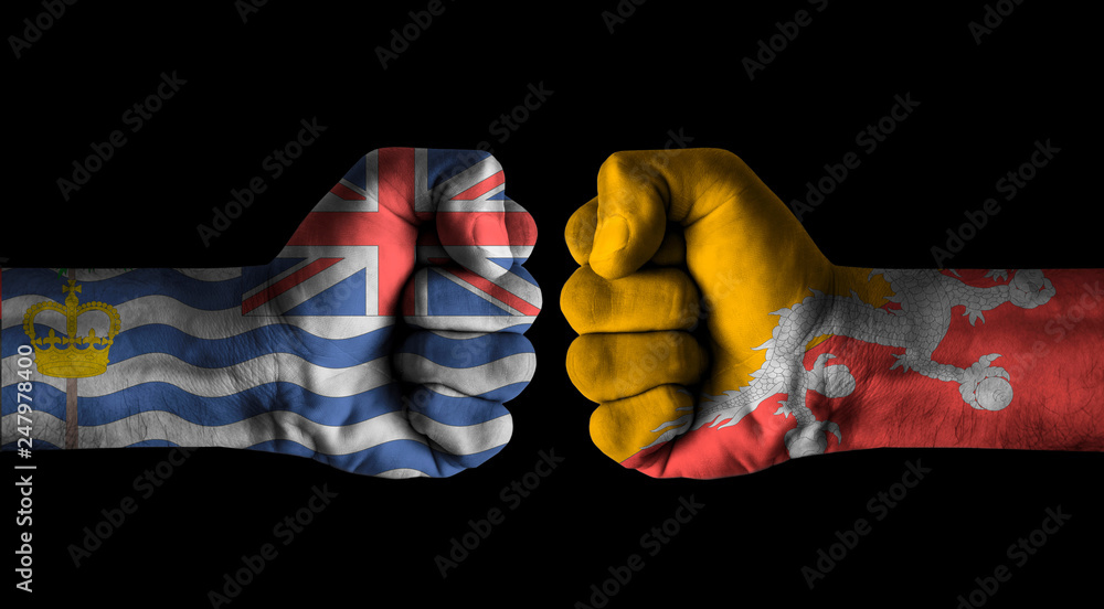 British indian ocean territories vs Bhutan British indian ocean territories vs Bhutan
