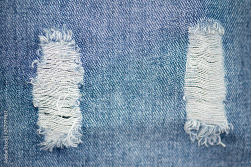 old blue jeans. denim jeans texture background