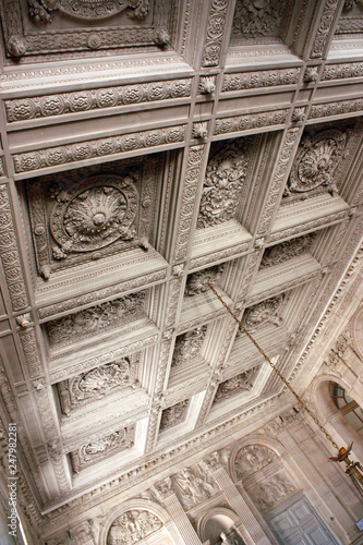 The elegance of sculptural stucco. Palace of versailles